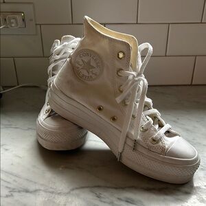 Converse Women's White High-Top Sneakers
